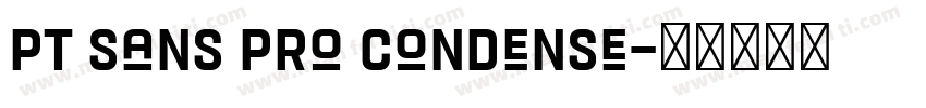 PT Sans Pro Condense字体转换